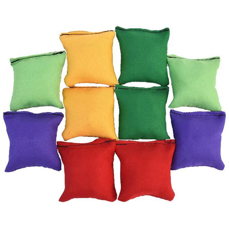 Halloluck 12 Pack 2inch/5cm Nylon Bean Bags Children Family Adults Outdoor Yard Games Bean Bag Toss Carnival Toy Bean Bag Toss Game - Image 5